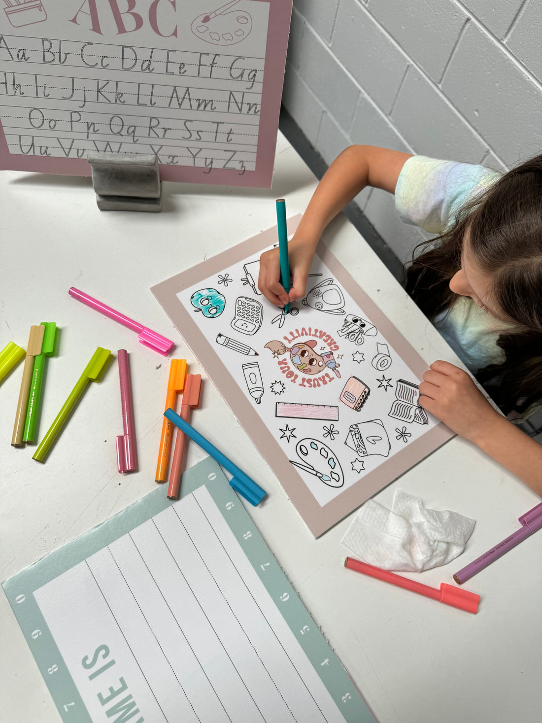 READY TO LEARN WIPEABLE PLACEMATS - SET OF 3