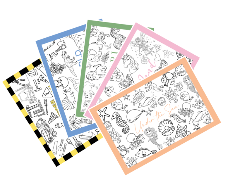ASSORTED PLACEMATS - SET OF 5
